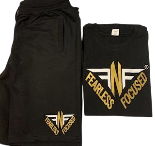 black gold shorts